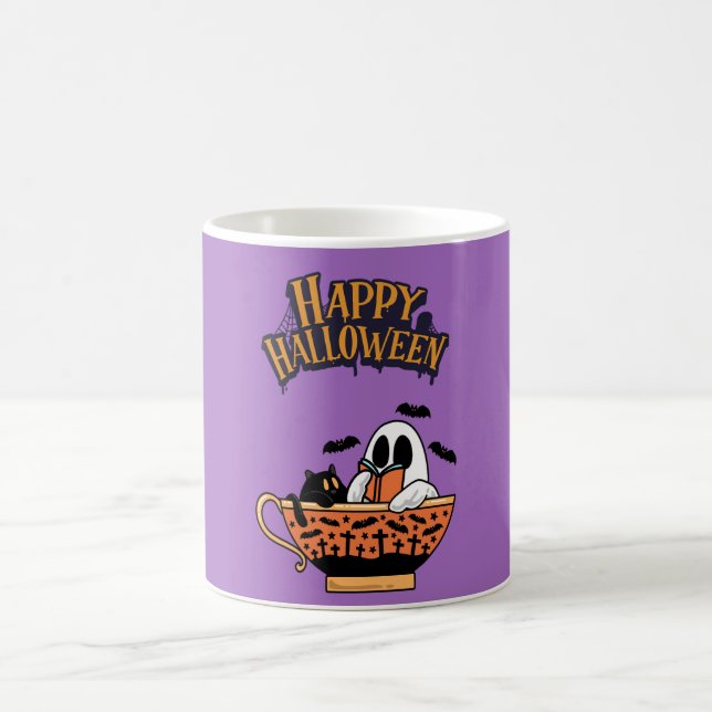 Taza De Café Cute Halloween (Centro)