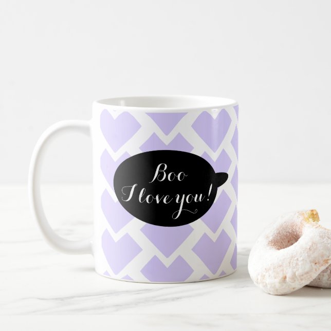 Taza De Café Cute Halloween Boo (Con donut)