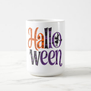 Taza De Café Cute halloween orange purple