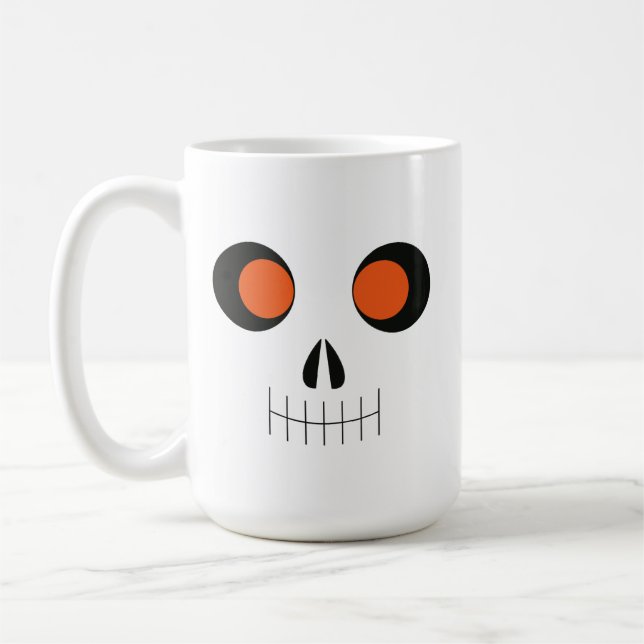 Taza De Café Cute Halloween Skeleton Coffee Mug (Izquierda)