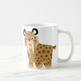Taza De Café Cute Happy Personalizado Smilodon Mug