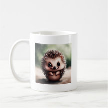 Cute Hedgehog Mug - Mugs de animales