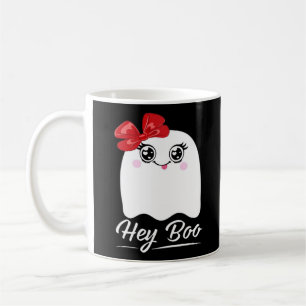 Taza De Café Cute Hey Boo Halloween