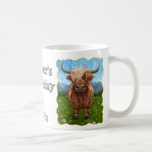 Taza De Café Cute Highland Cow
