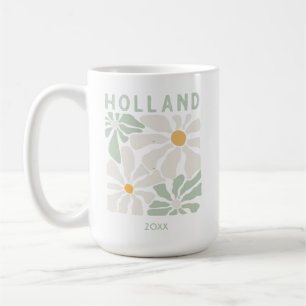 Taza De Café Cute Holland Floral