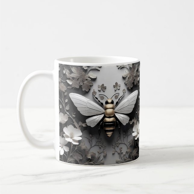 Taza De Café Cute Honey Bee Lovers (Izquierda)