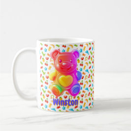 Taza De Café Cute Hot and Yummy Candy Gimme Gummy