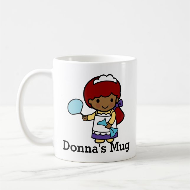 Taza De Café Cute Housekeeper (Izquierda)