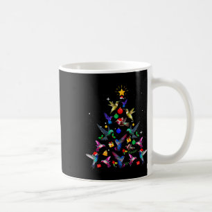 Taza De Café Cute Hummingbird Navidad Tree Regalos de Navidad