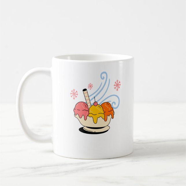 Taza De Café Cute Ice Cream Mug (Izquierda)