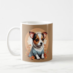 Taza De Café Cute Jack Russell Puppy