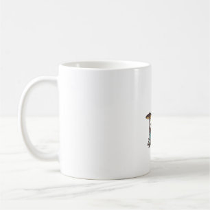 Taza De Café Cute jirafa tocando tambores Girafas Música de tam