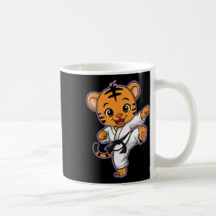 Taza De Café Cute Karate Tiger Martial Arts Gracioso Para Niños