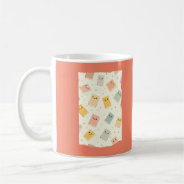 Taza De Café Cute Kawaii Books Mug