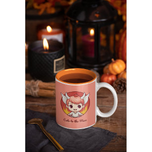 Taza De Café Cute Kawaii Chibi Carácter y tema de fantasía