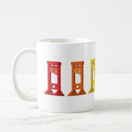 Taza De Café Cute Kawaii Guillotines del Arcoiris - ¡Chop Chop!