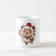 Cute Kawaii oveja marroquí de Eid al-Adha Sticker 