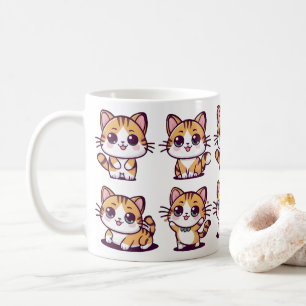 Taza De Café Cute Kawaii se posa