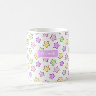 Taza De Café Cute Kawaii Stars Mug
