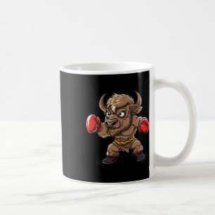 Taza De Café Cute Kickboxing Bison I Bison Infantil 