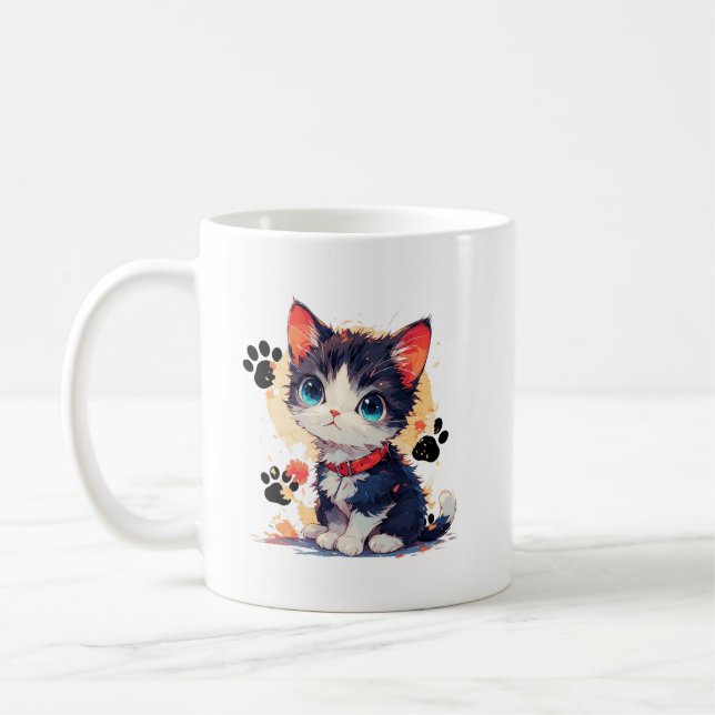 Taza De Café Cute kitten mug (Izquierda)