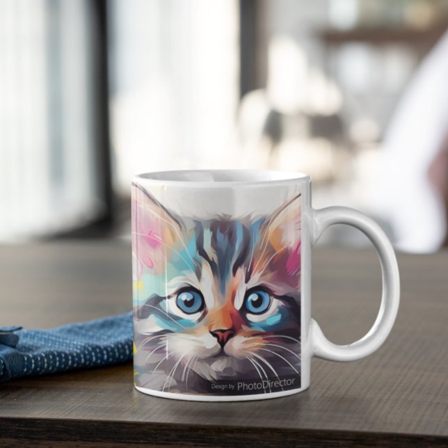Taza De Café Cute Kitty 54 Mug (Cute kitty version 54 Mug
)