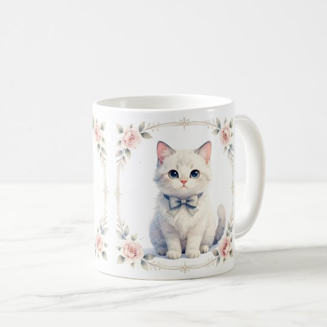 Taza De Café cute kitty cat coffee mug (Anverso derecho)
