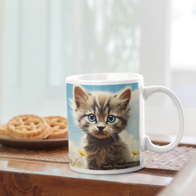 Taza De Café Cute Kitty versión 15 Mug (Kitty 15 Picasso Coffee Mug)