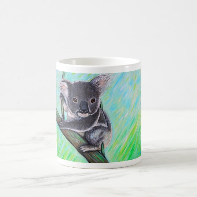 Taza De Café Cute Koala Pintura (Centro)