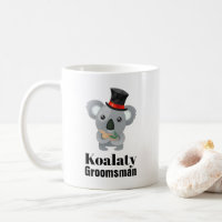 Cute Koala Pun Koalaty Groomsman