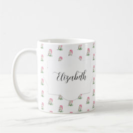 Taza De Café Cute Lechuzas Acuáticas Monogramadas
