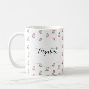 Taza De Café Cute Lechuzas Acuáticas Monogramadas