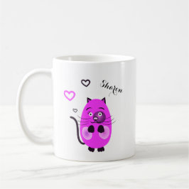 Taza De Café Cute lilac cat