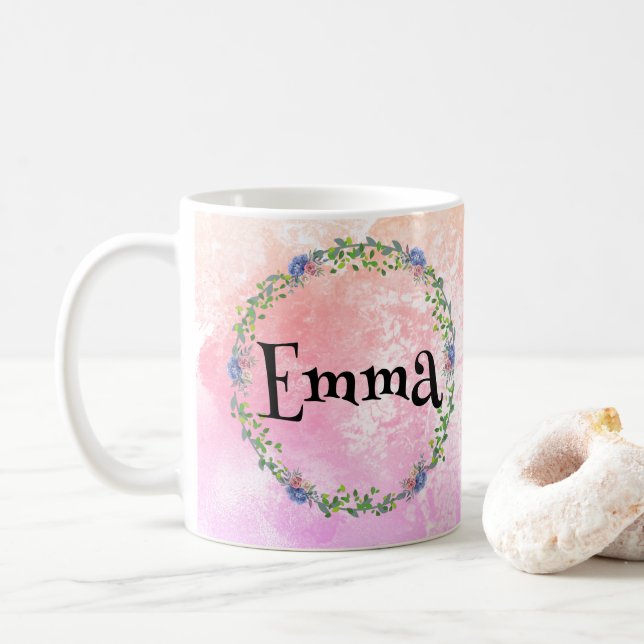Taza De Café Cute little unicorn  (Con donut)