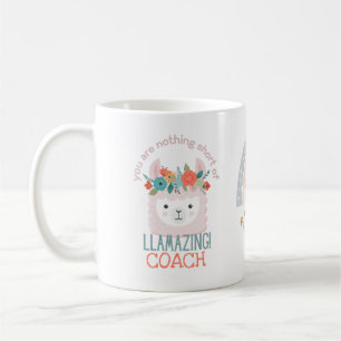 Taza De Café CUTE LLAMA, eres un asombroso equipo de CAPITÁN de