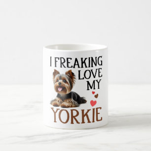 Taza De Café Cute Love My Yorkie Dog