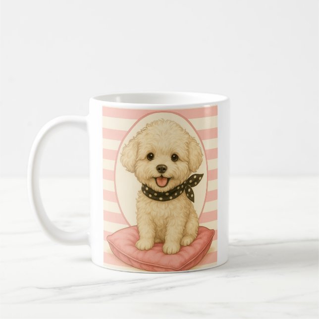 Taza De Café Cute Maltipoo (Izquierda)