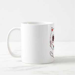Taza De Café Cute Maneki Neko Fortune Money Cat