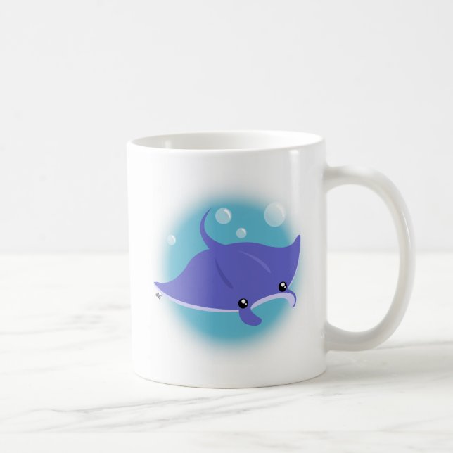 Taza De Café Cute Manta Coffee Mug (Derecha)