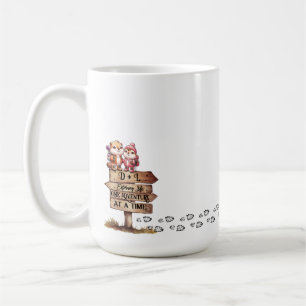 Taza De Café Cute Marmot Outdoorsy Couple Adventure Senderismo