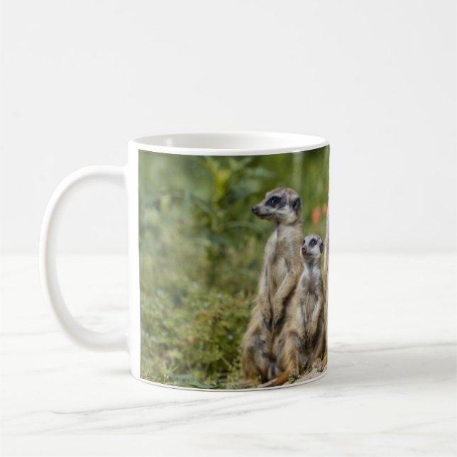Taza De Café Cute Meerkats (Izquierda)