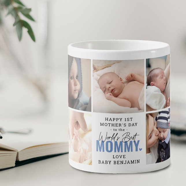 Taza De Café Cute 'Mejor Mami del Mundo' Primer Día de la Madre (Subido por el creador)