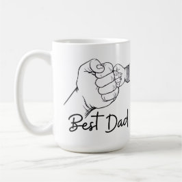 Taza De Café Cute Modern Best Dad 