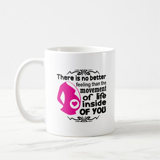Taza De Café Cute Mom sentiment word art  (Izquierda)