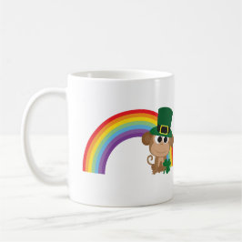 Taza De Café Cute Monkey Leprechaun