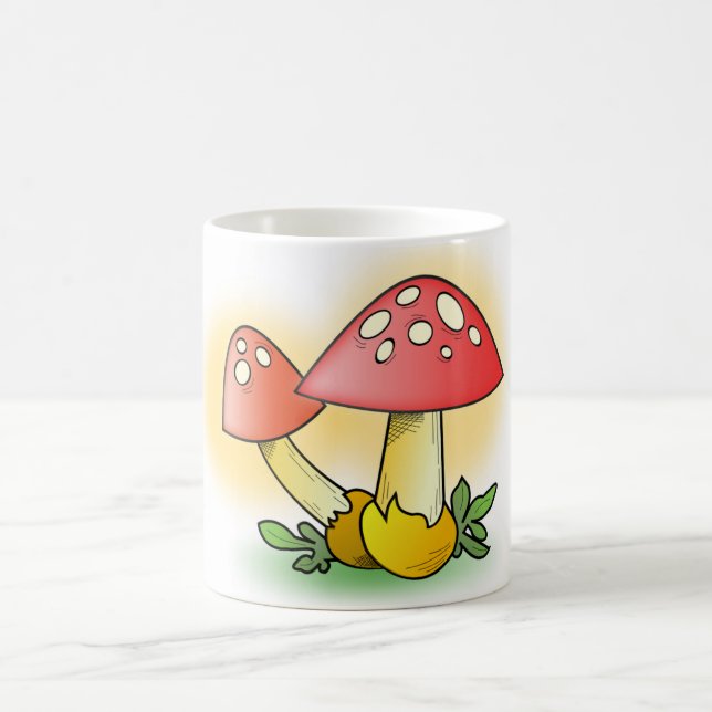 TAZA DE CAFÉ CUTE MUSHROOMS (Centro)