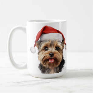 TAZA DE CAFÉ CUTE NAVIDAD YORKSHIRE TERRIER
