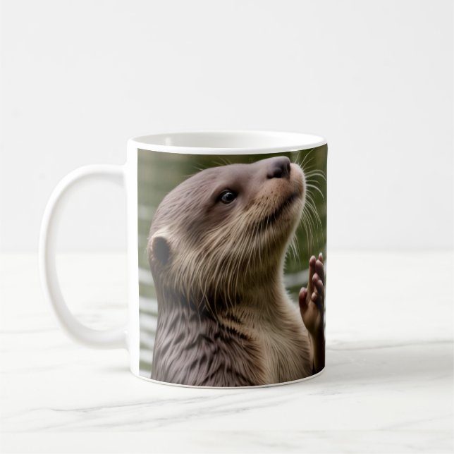 Taza De Café Cute Otters (Izquierda)