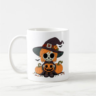 Taza De Café Cute Otumn Witch