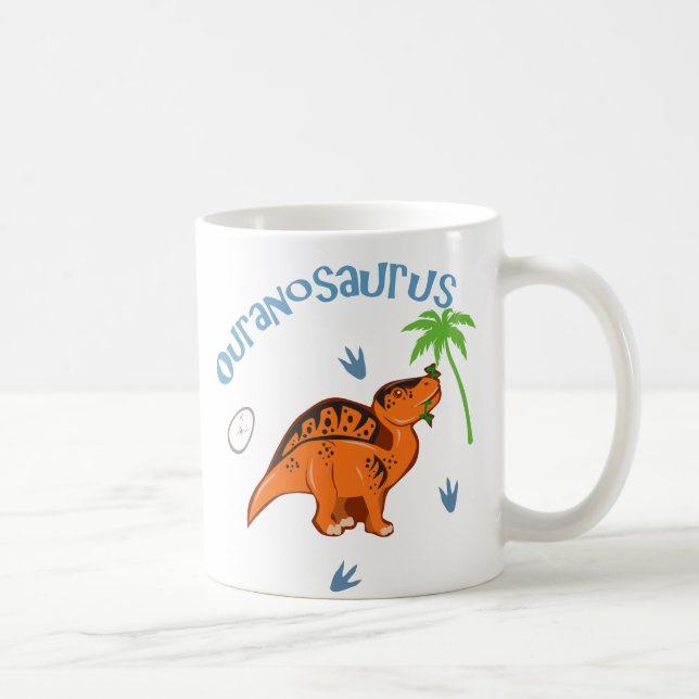Taza De Café Cute Ouranosaurus (Derecha)